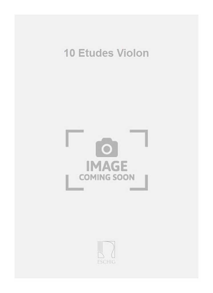 10 Etudes Violon